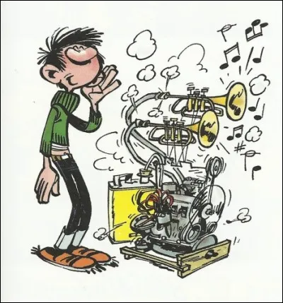 Quel jeu occupe la ligne et Gaston au téléphone ?