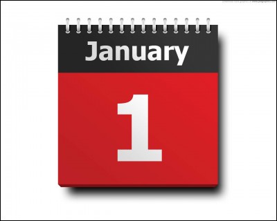 Quel jour serons-nous le 1er janvier 2018 ?