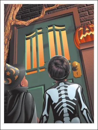 Aux Éats-Unis, comment se nomme la coutume de la quête aux bonbons ?