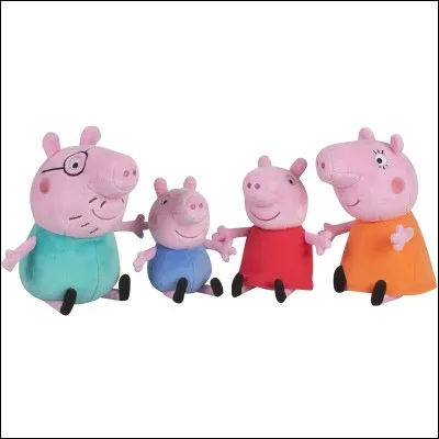 Peppa dort dans la même chambre que son frère.