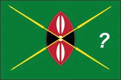 Le drapeau "présidentiel" du Kenya est légèrement différent du drapeau national : un animal y apparaît à droite. Lequel ?