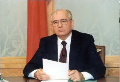 Ce 25 décembre, Gorbatchev annonce sa démission de la présidence de l'URSS. C'est la fin de l'Union soviétique. En quelle année était-ce?