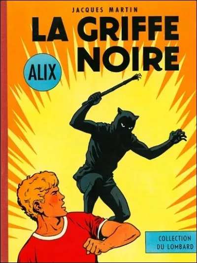 Pourquoi cette couverture de "La griffe noire" ne fut pas retenue à la réédition chez Casterman ?