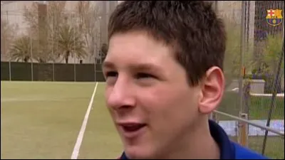 Messi rejoint le fc Barcelone à quel age?