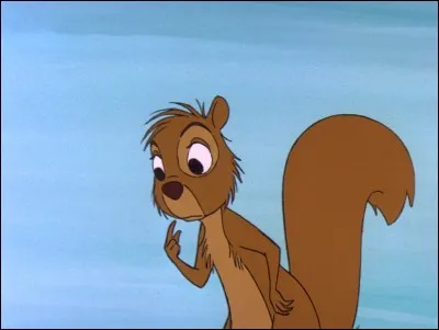 Dans quelle dessin animé cette écureuil apparaît-il