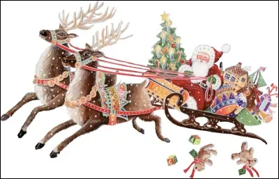 Ils composent l'attelage du Père Noël.