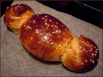 Brioche de Noël en Belgique et dans le Nord de la France.