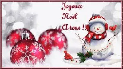Comment dit-on "joyeux noël" en anglais ?