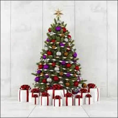 Quelle forme est mise sur le sommet du sapin de noël ?