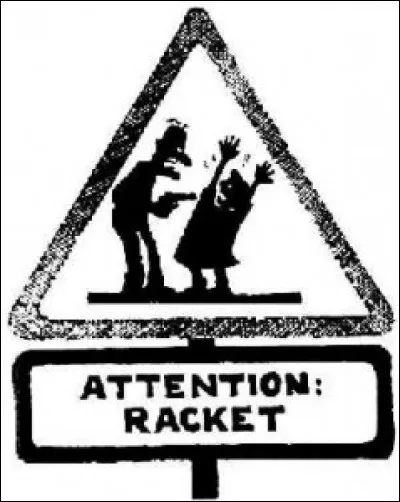 Un(e) très bon(ne) ami(e) à toi se fait racketter et il/elle pleure.