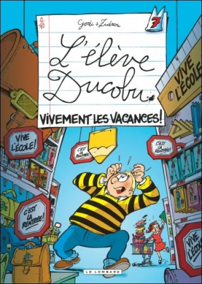 Fini les vacances ! Comment s'appelle l'instituteur de Ducobu ?