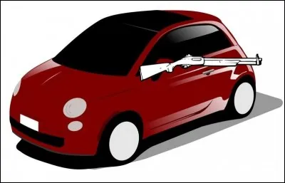 Nous voici à présent en Californie. Cet État interdit de tirer au fusil depuis sa voiture, sauf s'il s'agit de viser :