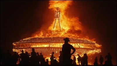 Où se déroule chaque année le festival "Burning Man" ?