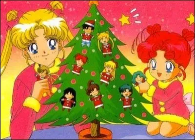 Une bonne petite activité de décorer le sapin... De quel manga viennent ces personnages ?