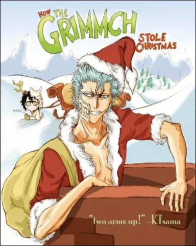 Quel personnage de film est ici parodié par Grimmjow ?