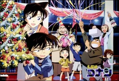 Quel personnage de "Détective Conan" n'est pas présent dans cette scène ?