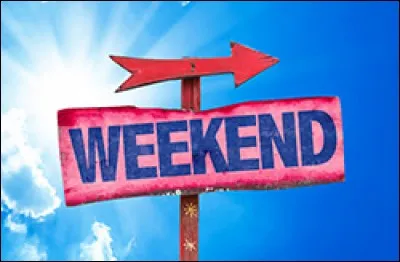 Le weekend, que fais-tu ?