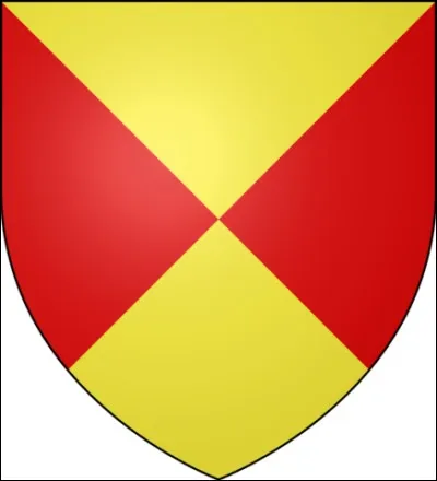 On s'en doute, la disposition particulière de cet écu se "blasonne" d'une manière bien spécifique. Retrouvez laquelle !