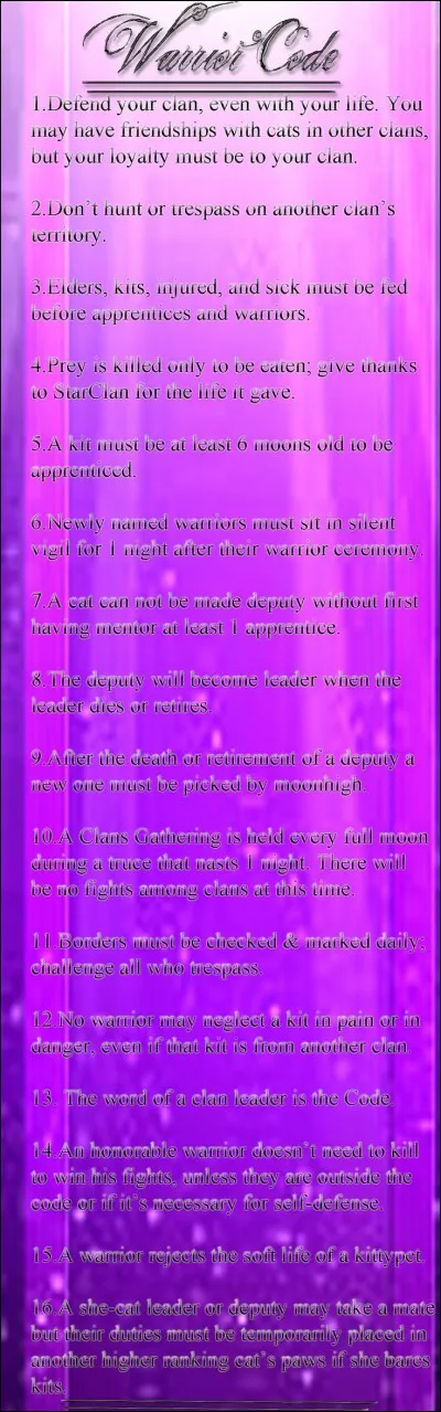 Le code du guérisseur, lesquels sont bons?