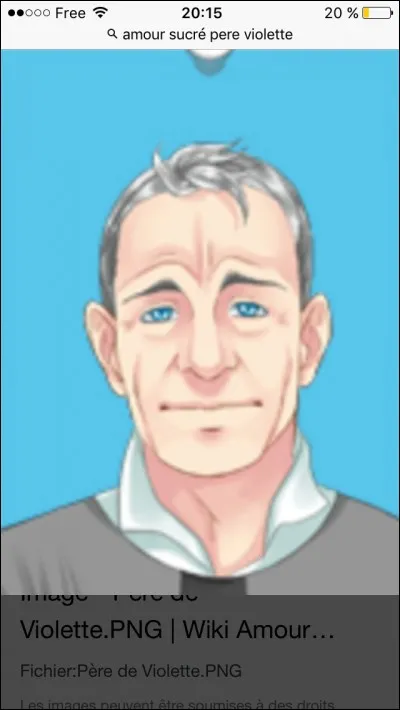 Comment s'appelle le père de Violette?