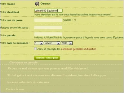 Quel est l'avantage pour le joueur que l'on déclare parrain lorsqu'on s'inscrit ?
