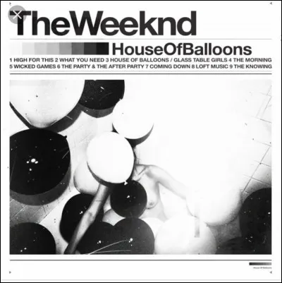 Par quelle chanson commence la mixtape "House of Balloons" ?