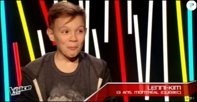 Qui a-t-il choisi comme coach dans "The Voice Kids" ?