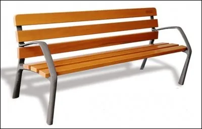 Dans quelle matière est fabriqué ce banc ?