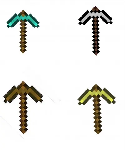 Quelle est la pioche qui casse le plus vite la cobblestone ?