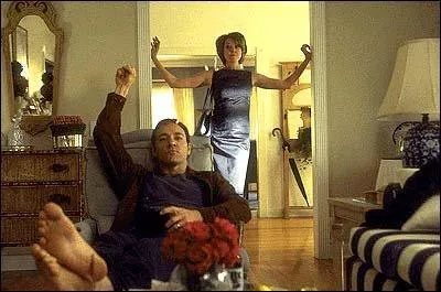 Lester Burnham (Kevin Spacey) dans 'American Beauty'...