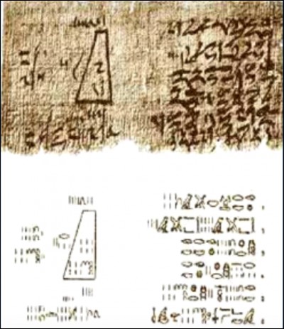 N'en déplaise aux thèses néo-colonialistes, la civilisation de l'Égypte antique était plus que probablement « nègre ». Le papyrus dit « de Moscou » nous prouve aussi une autre chose. Laquelle ?