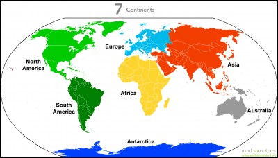 Quel est le continent rouge ?