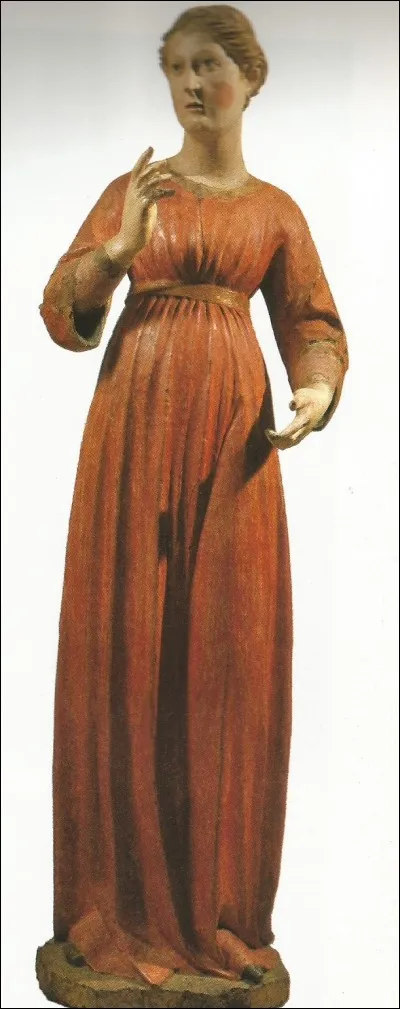 Qui a sculpté cette ''Vierge de l'Annonciation'' ?