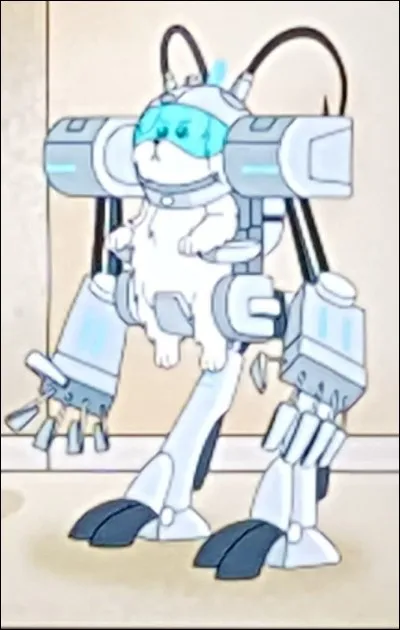 Comment s'appelle le chien de Morty ?