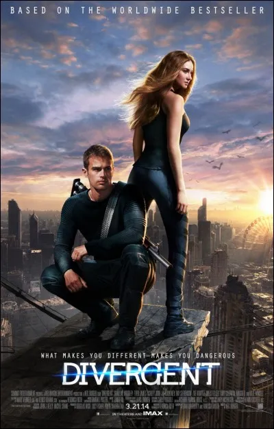 Combien de visionnages la vidéo sur "Divergent" a-t-elle faits environ (en 2018) ?