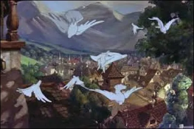 Cette volée d'oiseau survole un paysage que parcourt un petit garçon. Quel est ce film ?