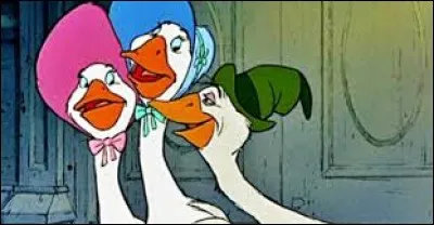 Ces oies chapeautées qui s'amusent ensemble vont donner un petit coup de main à une autre espèce. Ceci se passe dans quel film ?