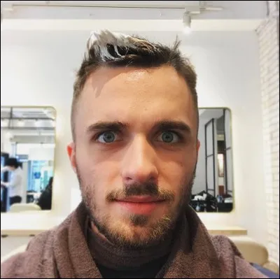 De quelle couleur ont fini ses cheveux ?