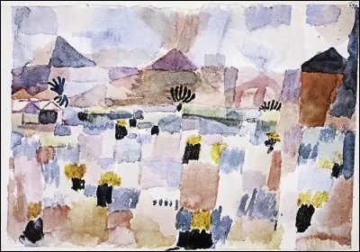 Qui a peint cette toile représentant les environs de Tunis ?