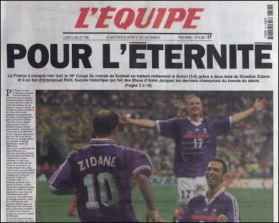 Qui a marqué les buts de la victoire pour la France en demi-finale de la Coupe du monde de 1998 ? (France-Croatie)
