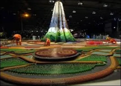 Dans quel pays se déroule chaque année le 'Domino Day', un événement qui regroupe des scènes de chutes de dominos ?