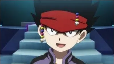 Comment s'appelle la toupie de ce blader ?