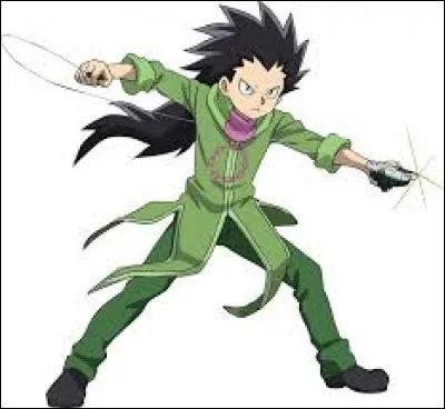 Comment s'appelle la toupie de ce blader ?