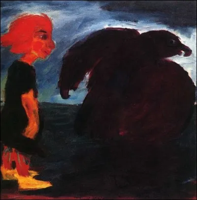 Qui a peint "L'enfant et le grand oiseau" ?