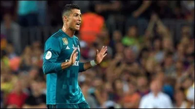 Quelle célébration a effectuée Cristiano Ronaldo lors de la Supercoupe d'Espagne contre le Barça ?