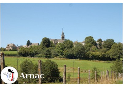 Arnac est situé dans le canton de Saint-Paul-des-Landes.
Indices : 1. Le département correspond approximativement à la Haute-Auvergne - 2. Mauriac.