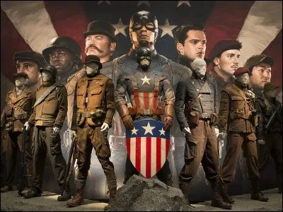 Quel est le nom du groupe d'assaut dirigé par Captain America dans "Captain America : First Avenger" ?