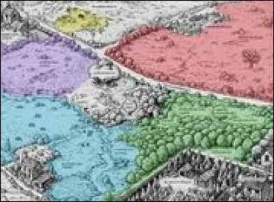 Voici le territoire de la forêt. Cochez les bonnes réponses.