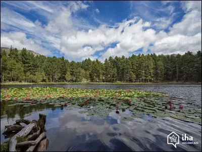Son eau est noire et miroitante. C'est le seul lac entouré d'une forêt de l'île. Il serait né de la colère du diable qui d'un coup de bâton a formé un trou qui s'est rempli d'eau. Le diable a sauté dedans et disparu. Où est ce lac?