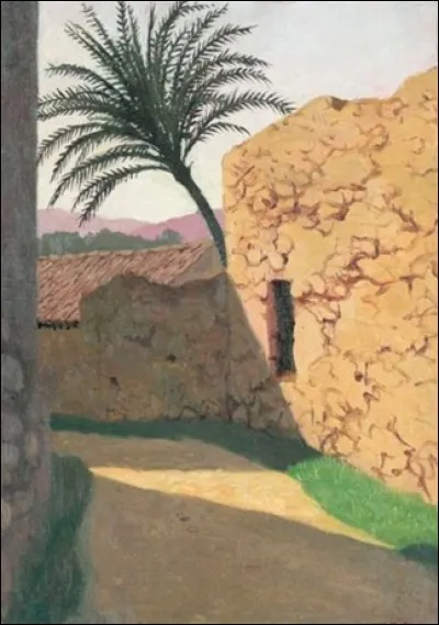 Qui a peint "Le palmier, Cagnes" ?